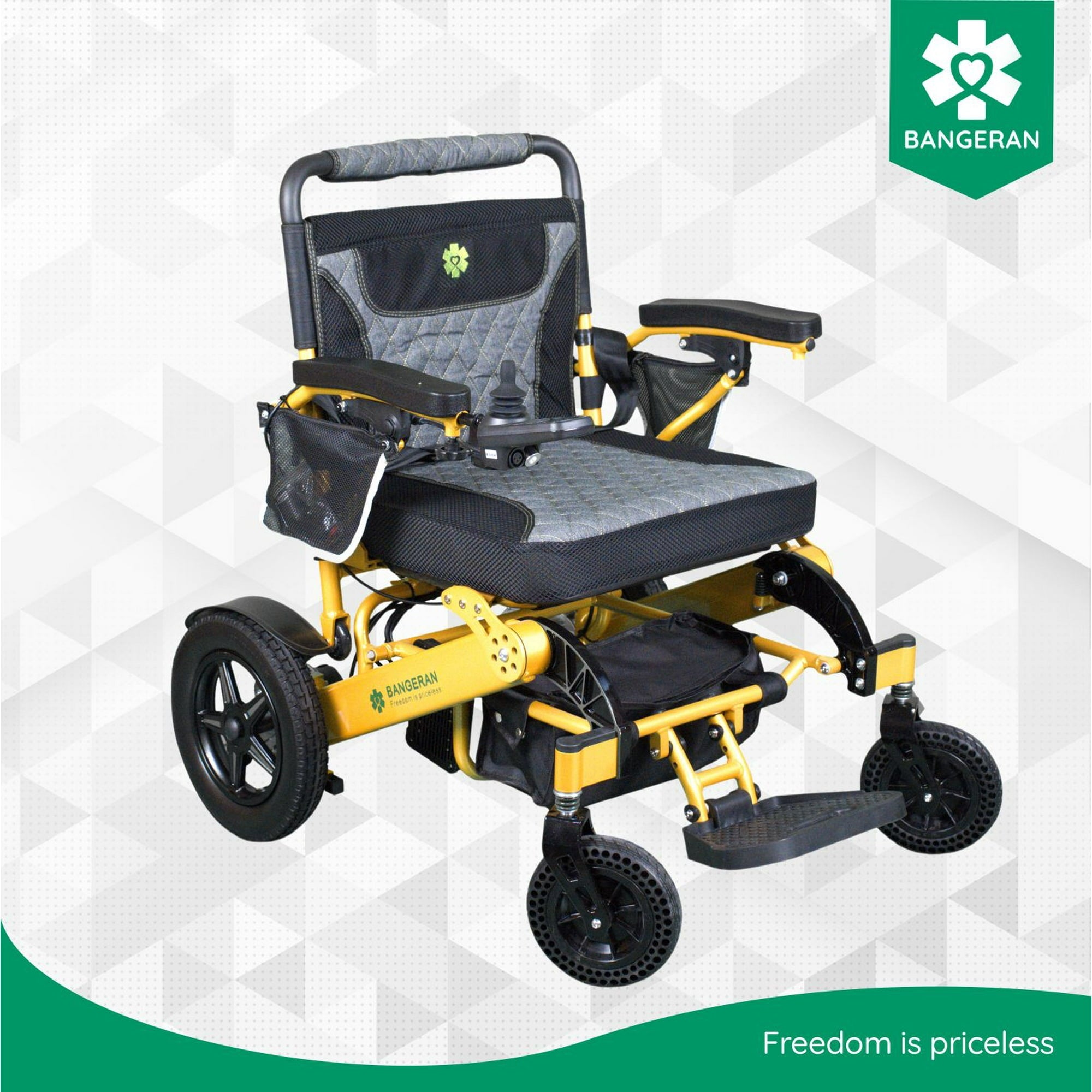 Mammoth EX 22" Electric Adult Wheelchair  AR Gold