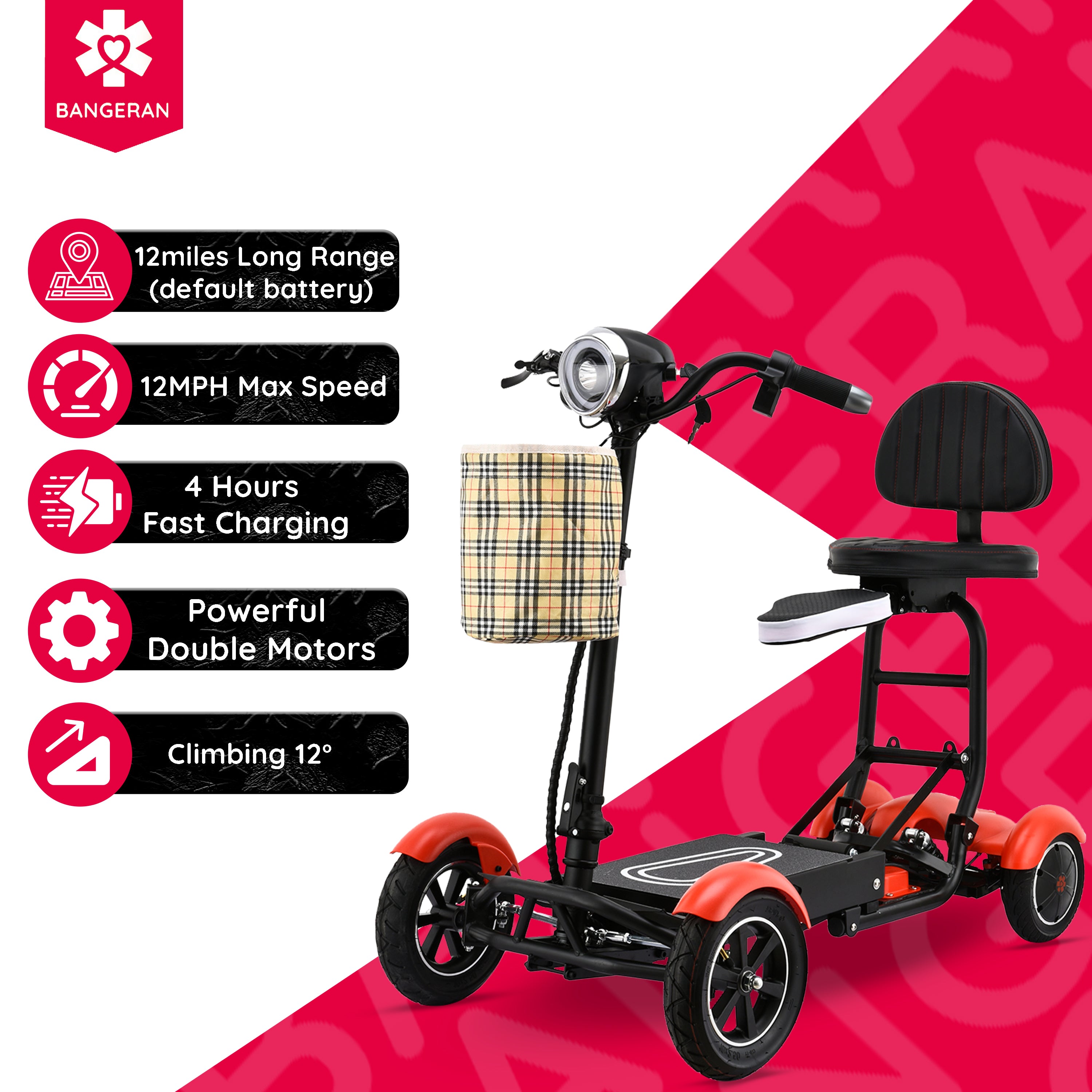 Dragon Mobile Compact Travel Power Mobility Scooter